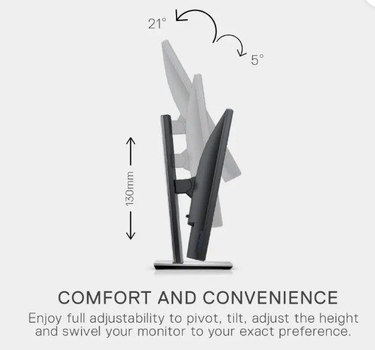 DELL 55.88 cm (22 inch) HD Monitor (P2217) - Image 5